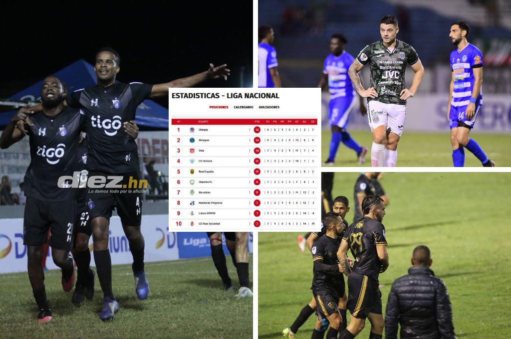 La tabla de posiciones del torneo Apertura 2022: Vida alcanza a Motagua; Real Sociedad y UPN en crisis