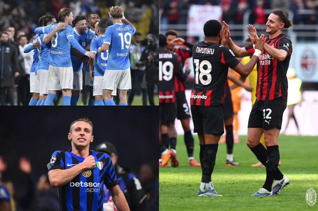 Lucha Milan vs Inter por el liderato y Napoli no se rinde: así quedó la tabla de posiciones en la Serie A