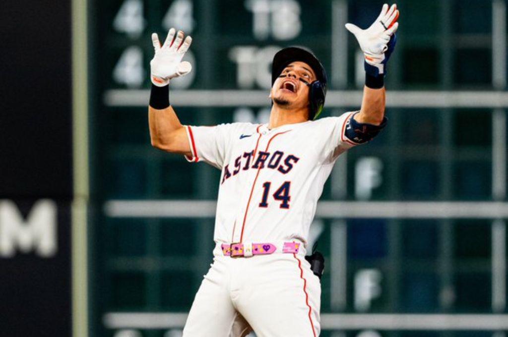 Anotó la carrera del triunfo: Mauricio Dubón se lució con el bate y fue la figura en la victoria de los Astros ante Royals