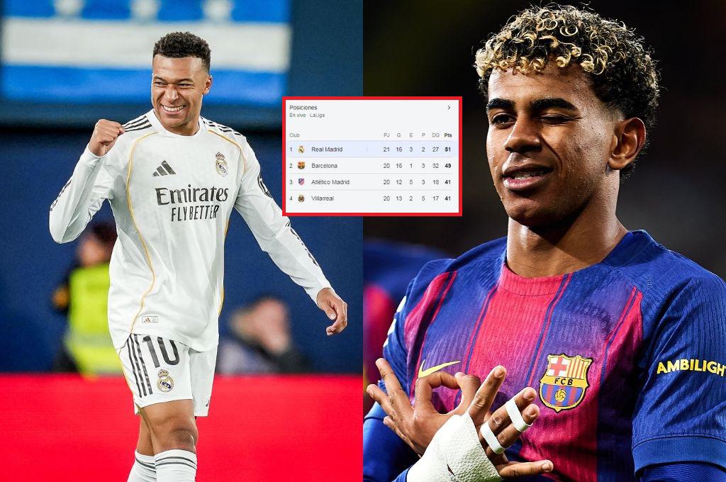 Real Madrid es nuevo líder: así está la ventaja sobre Barcelona en la tabla de posiciones de la Liga Española