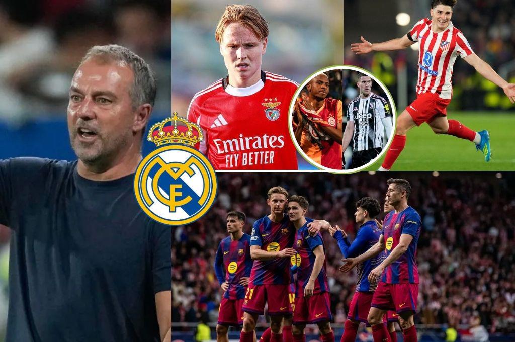 Barrida en Barcelona y los ocho fichajes que desea Flick: estos son los jugadores que llegarían en el mercado de verano