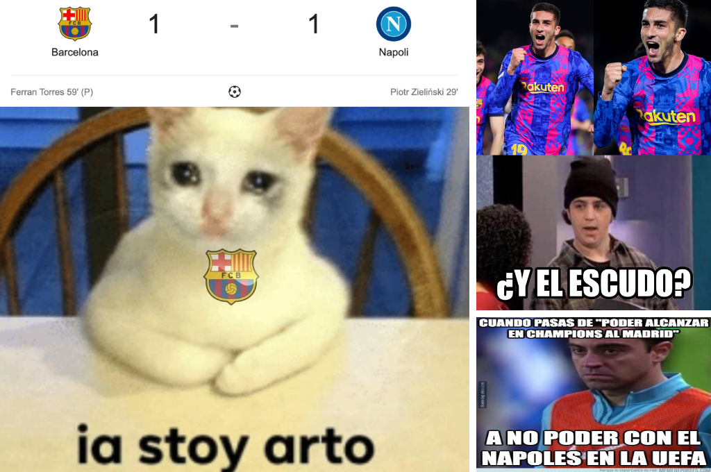 Los jocosos memes que dejó el estreno de Barcelona en la Europa League: Ferran Torres es protagonista