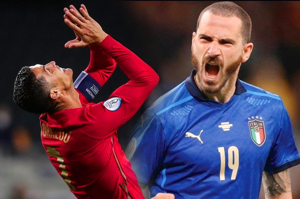 Bonucci y su mensaje a Cristiano Ronaldo previo a los repechajes rumbo a Qatar 2022