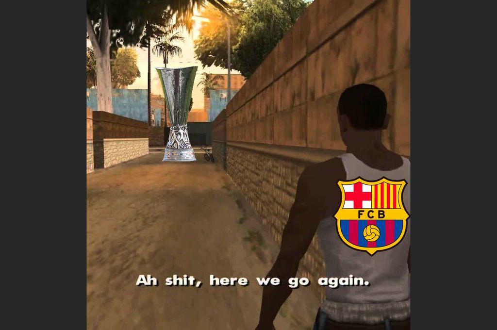 Los memes más divertidos sobre el Barcelona a la Europa League y la eliminación del Atlético de Madrid de torneos europeos