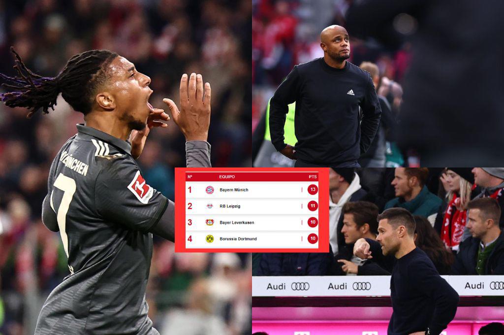 Xabi Alonso frena la racha de Kompany: así marcha la tabla de la Bundesliga tras finalizar el Bayern Múnich-Leverkusen