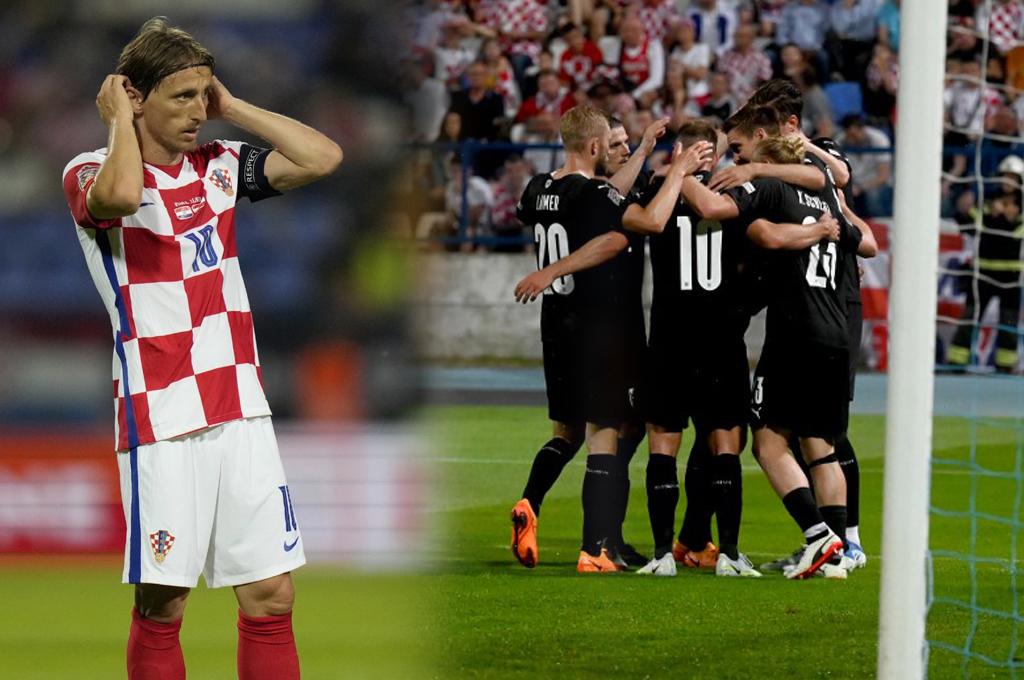 ¡Los borraron del mapa! Austria goleó de visita a la Croacia de Modric en la Liga de Naciones de la UEFA