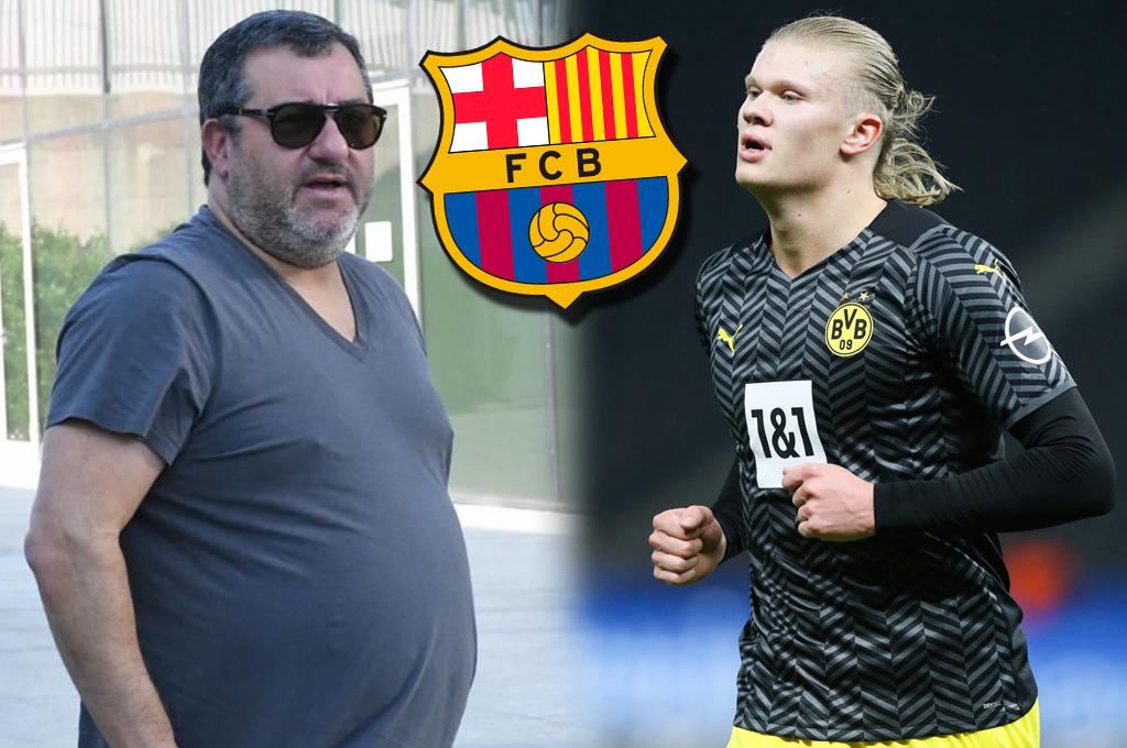 La condición de Raiola al Barcelona para fichar a Haaland: el otro futbolista que llegaría al equipo azulgrana