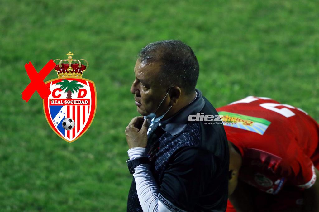 Carlos Tábora es cesado de su cargo en la Real Sociedad tras paliza ante Real España; ya está su sustituto