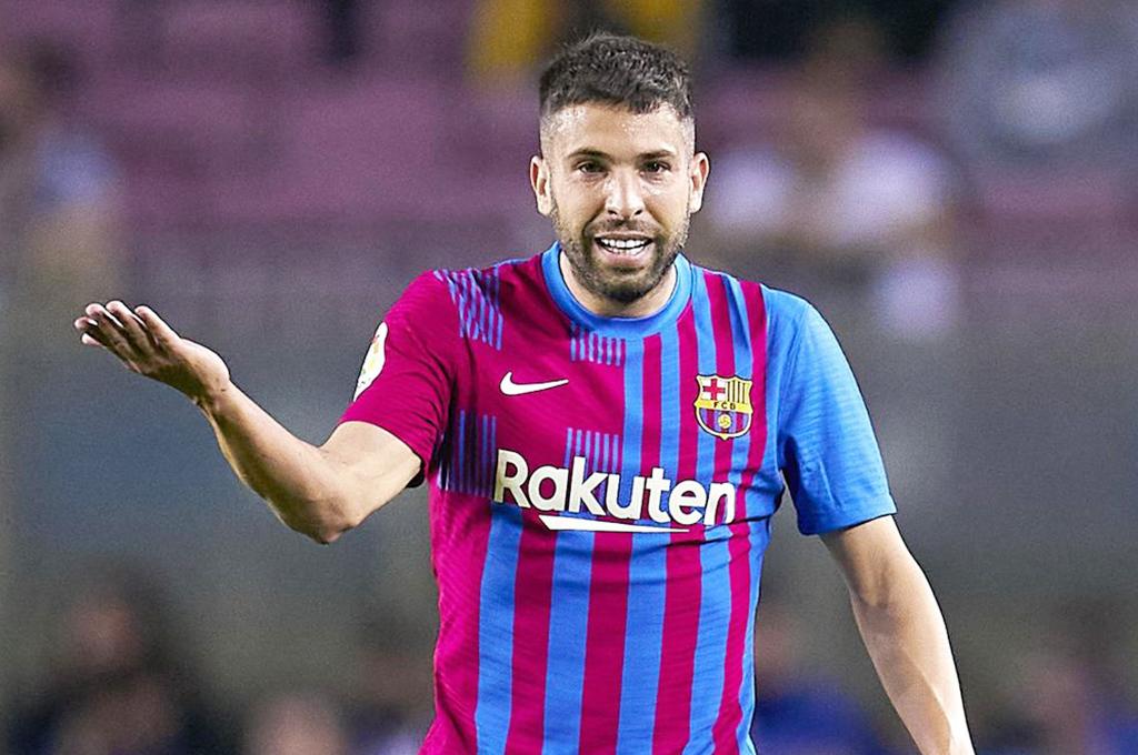 Jordi Alba, lateral del Barcelona da positivo por Covid-19 y es la décima baja que tendrá el Barça para juego ante Mallorca