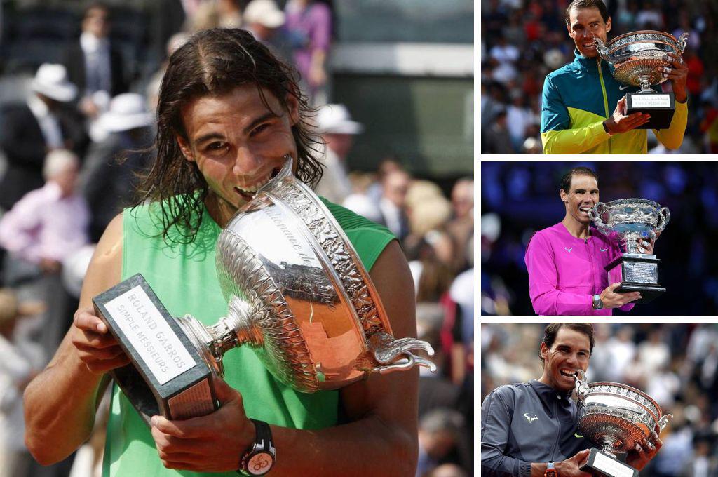 ¡Leyenda! Los 22 Grand Slam de Rafael Nadal a lo largo de su trayectoria como tenista