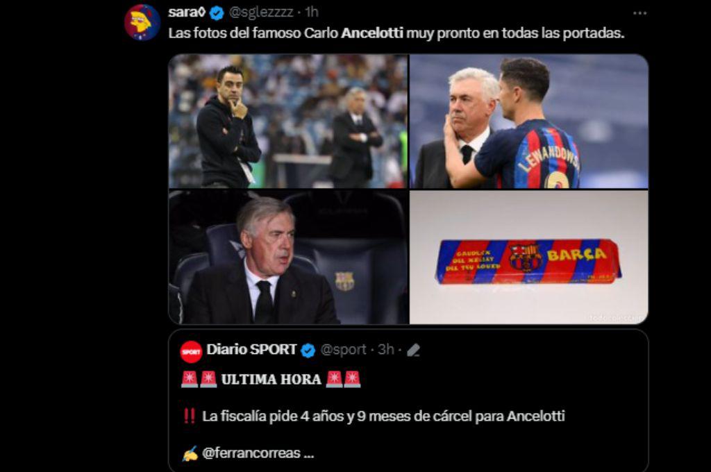 “Escándalo mundial”, “está tranquilo”: así reacciona la prensa internacional sobre el caso de Carlo Ancelotti