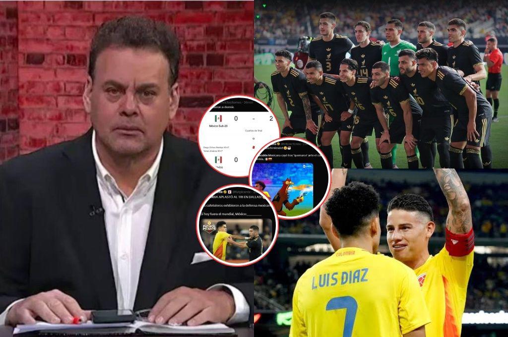 Es la peor en décadas Estamos jodid...: Faitelson estalla contra el Vasco tras la humillación de Colombia a México