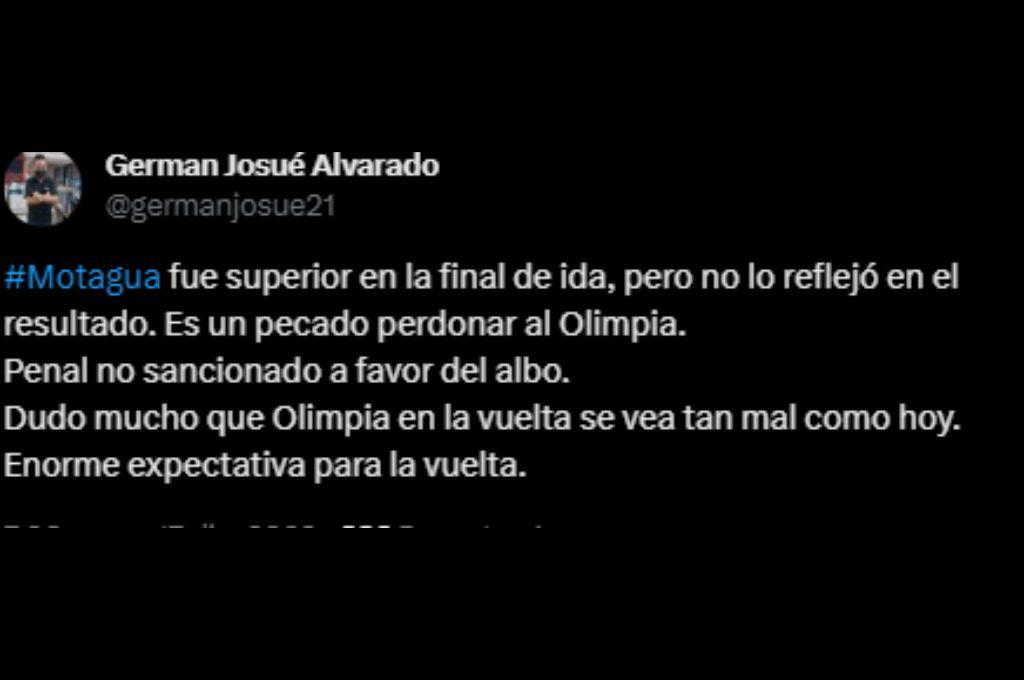 “Pudo terminar el invicto” “los azules fueron superiores”: así reaccionó la prensa tras el empate entre Motagua y Olimpia