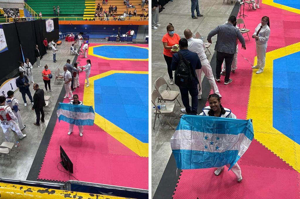 Andrea Carias gana primera medalla de oro para Honduras en la segunda jornada de combates del Open Costa Rica 2022