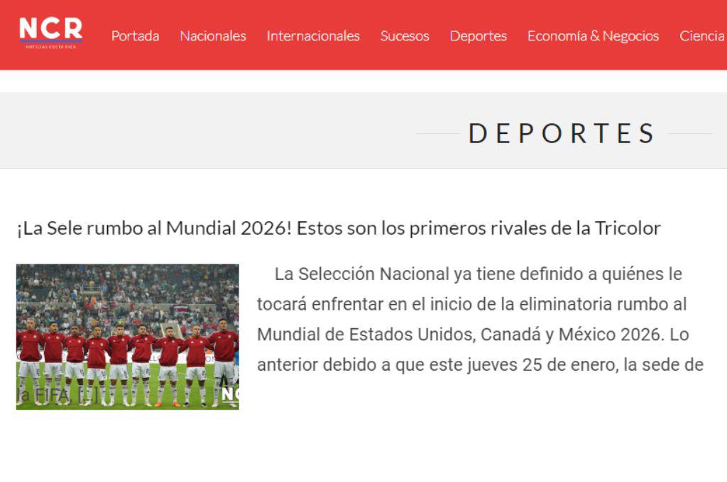 ”Caminando” Prensa tica y panameña reaccionan tras conocerse los grupos de la eliminatoria de Concacaf al mundial 2026