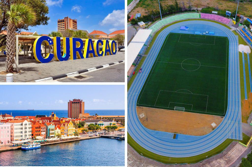 Así es el Ergilio Hato, el humilde estadio donde jugará Honduras ante Curazao y lo que debes saber de la “Amsterdam” del Caribe