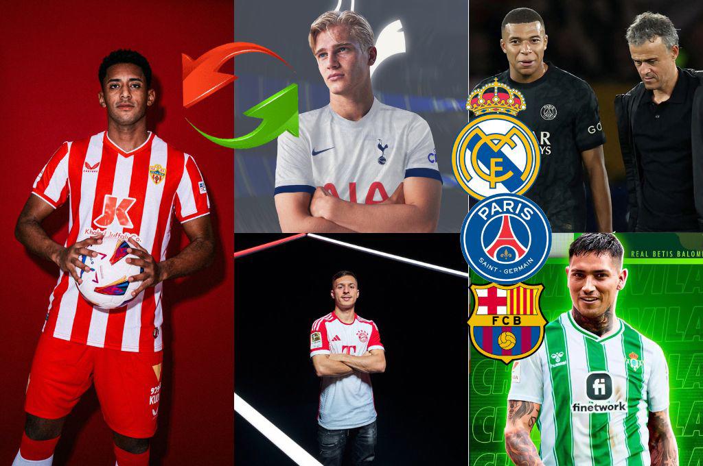 Se cerró el mercado: A Barcelona se le cayó fichaje, baja oficial en el PSG y la bomba que sale del Real Madrid