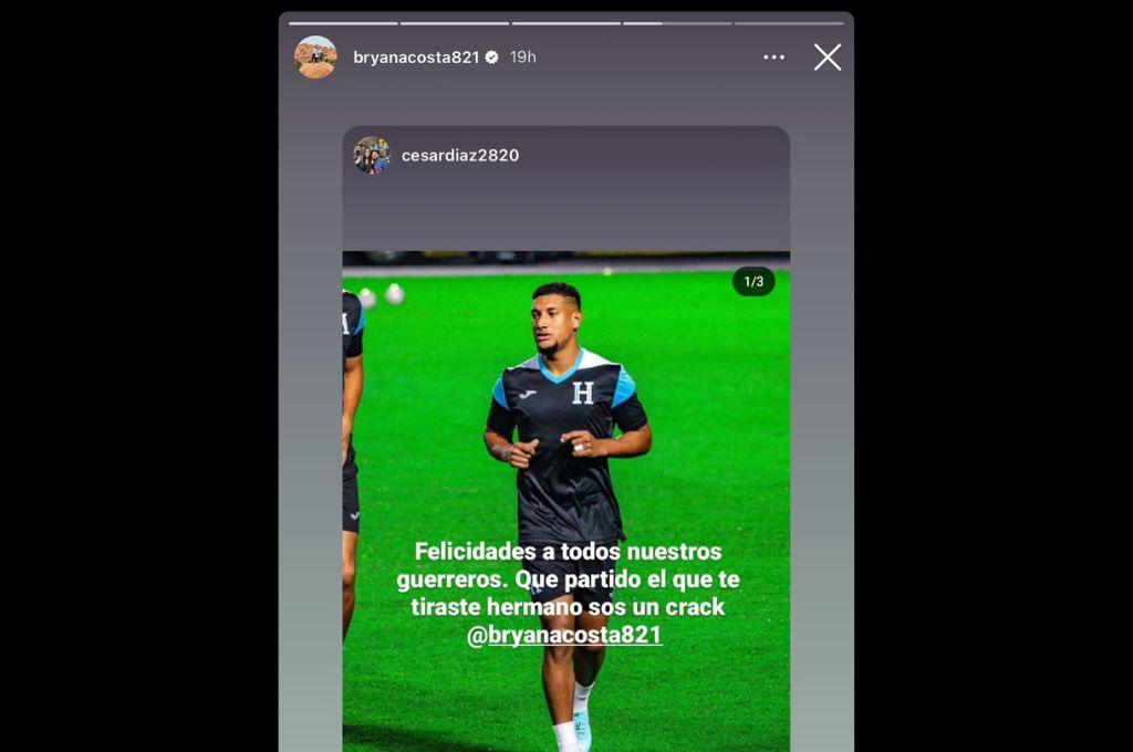 Palma el más dolido y Choco emotivo: Lo que dicen los jugadores de Honduras en redes sociales tras la derrota ante México