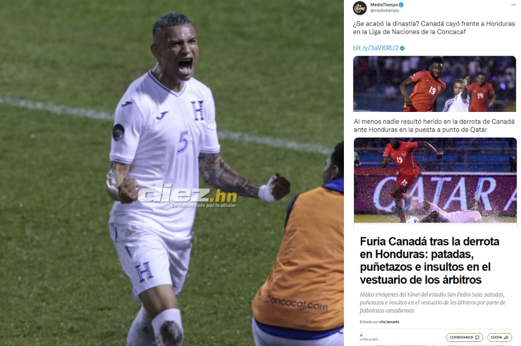 Se quejan del césped y ¿se acabó la dinastía?: Así reaccionó la prensa internacional tras el triunfo de Honduras sobre Canadá