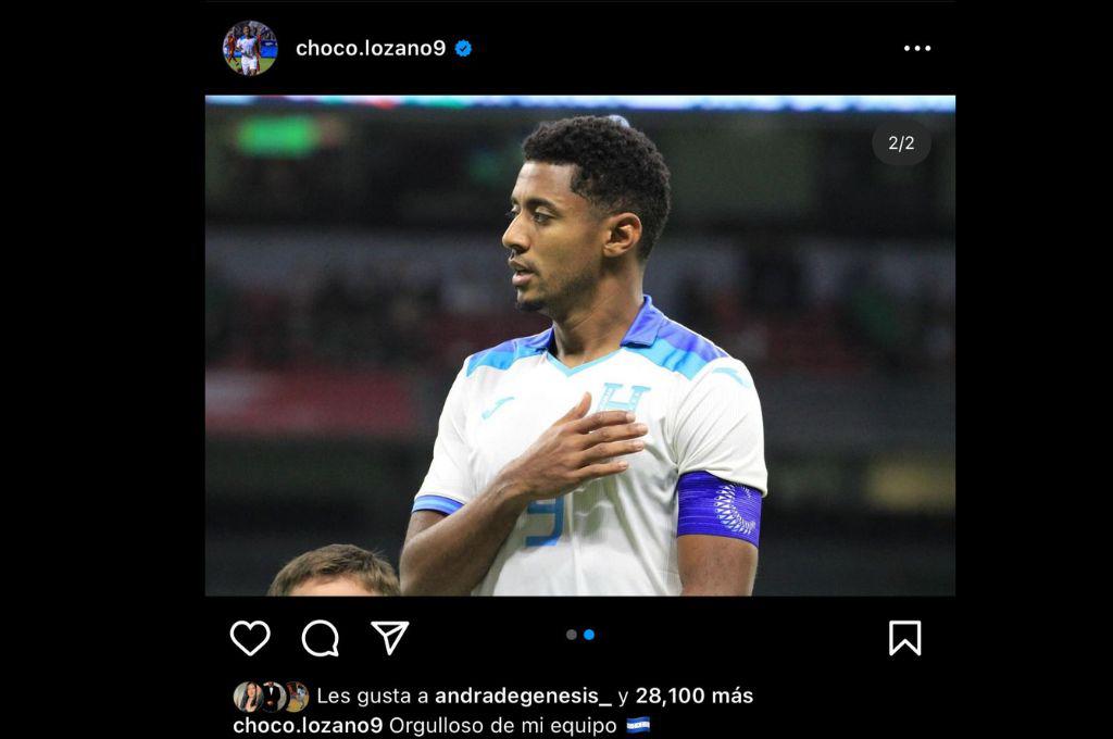 Palma el más dolido y Choco emotivo: Lo que dicen los jugadores de Honduras en redes sociales tras la derrota ante México