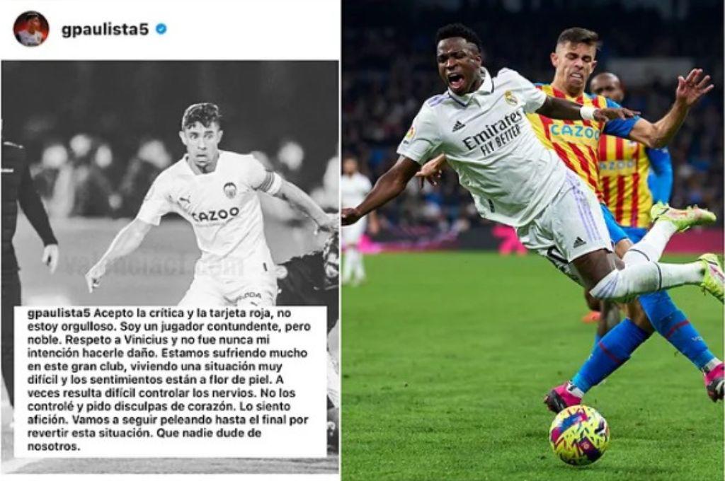 Gabriel Paulista rompe el silencio y pide perdón por su brutal patada a Vinicius: “Lo respeto, nunca quise hacerle daño”