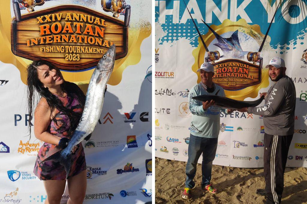 Con un importante número de embarcaciones inició el Torneo Internacional de Pesca Roatán 2023