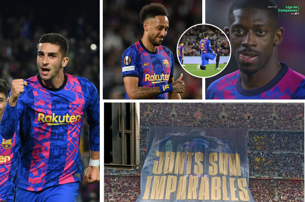 FOTOS: ¿Nuevo fichaje? El crack que estuvo en el Camp Nou, la sentencia a Dembélé y la enorme pancarta en el Barcelona-Napoli