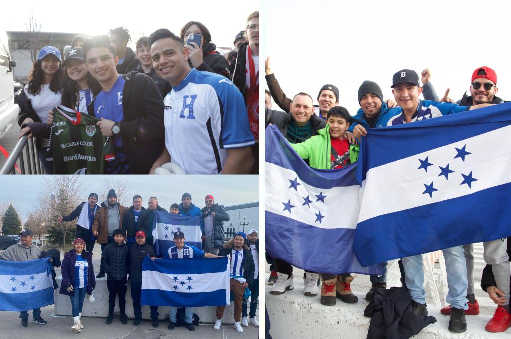 ¡Afición de Honduras se hace sentir en el frío Canadá! Los catrachos que llegaron al BMO Field por Nations League