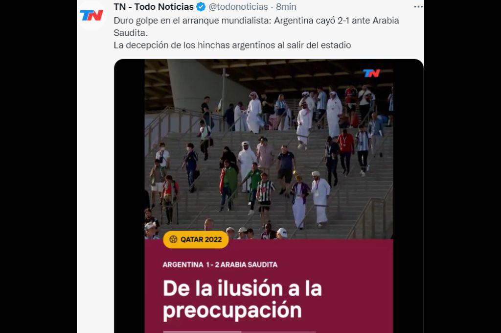“Ni D10s ayuda al que madruga”: Así reaccionó la prensa tras la derrota de Argentina ante Arabia Saudita en Qatar 2022