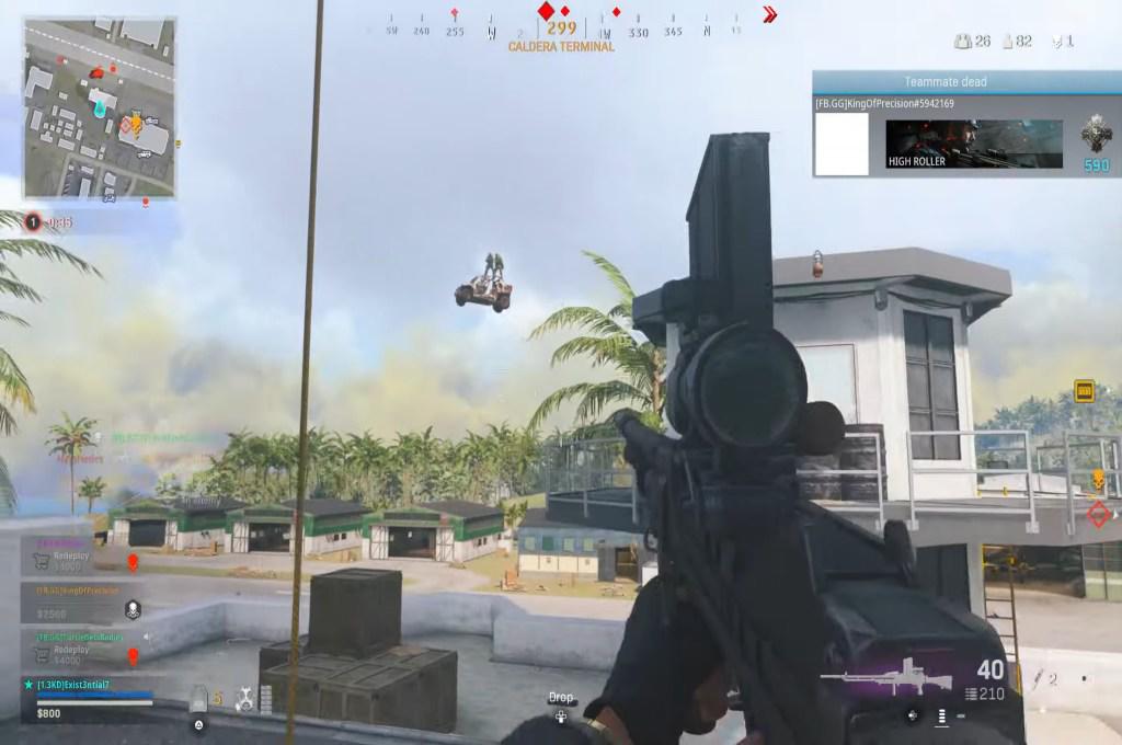 Insólito: Call of Duty redujo el daño de las balas de los hackers, y ahora ellos te aplastan con carros voladores
