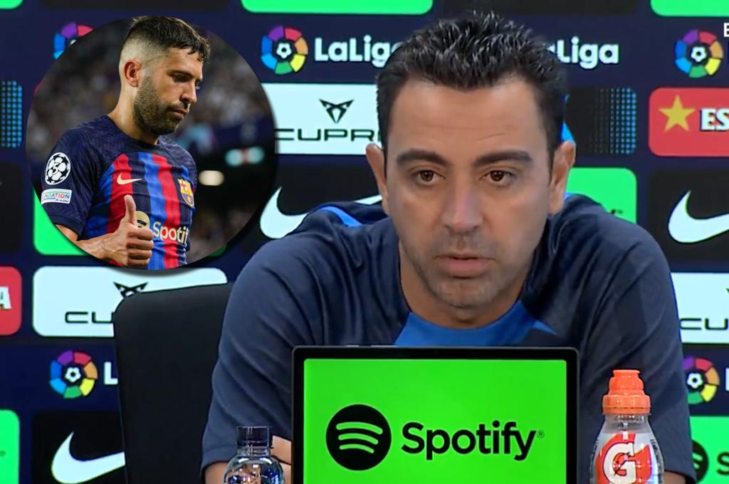 Xavi responde a las declaraciones de Jordi Alba: ‘‘Yo he sido muy claro con él, sabe perfectamente mi postura’’