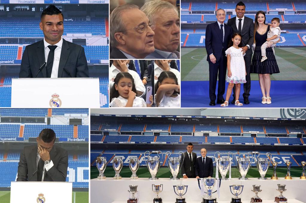 Así fue la emotiva despedida de Casemiro en el Real Madrid: acompañado de su esposa y las lágrimas de Ancelotti y de su pequeña hija