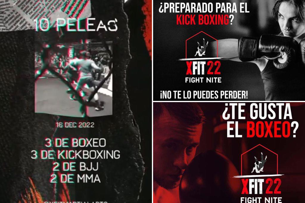 Diez peleas de artes marciales mixtas se podrán presenciar en el evento Fit 22 Fight Nite en San Pedro Sula