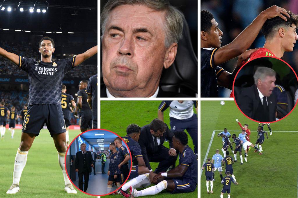 El nuevo récord de Bellingham, la frustración de Ancelotti con Rodrygo por el penal fallado y el gran gesto del ‘5’ con Kepa