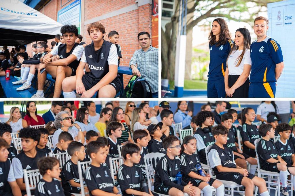 Diunsa inaugura los Clinics de la Fundación Real Madrid en Tegucigalpa, Honduras