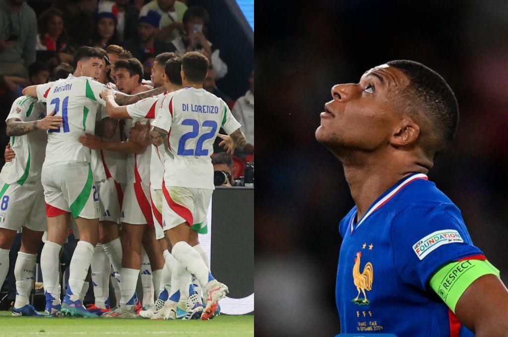 Mbappé desaparecido: Italia le remonta y derrota a Francia en París por la primera fecha de la Nations League