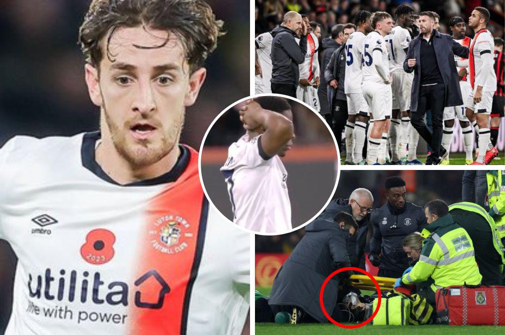 ¡Terrorífico momento! Así se desplomó jugador de la Premier League y esto dicta el parte médico (FOTOS)