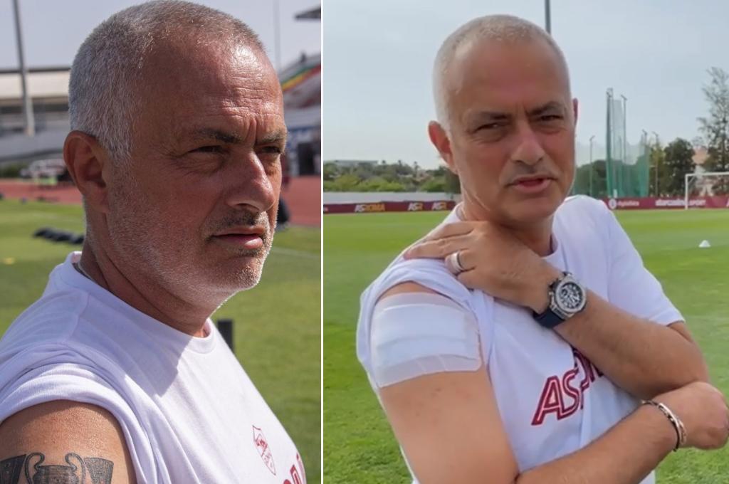 Mourinho desata la locura con su espectacular y nuevo tatuaje: ‘‘Soy el único que puede tenerlo’’