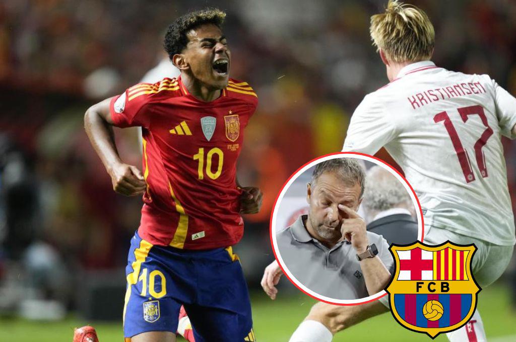 Yamal enciende las alarmas del Barcelona: lo qué pasó con Lamine al finalizar el partido de España ante Dinamarca
