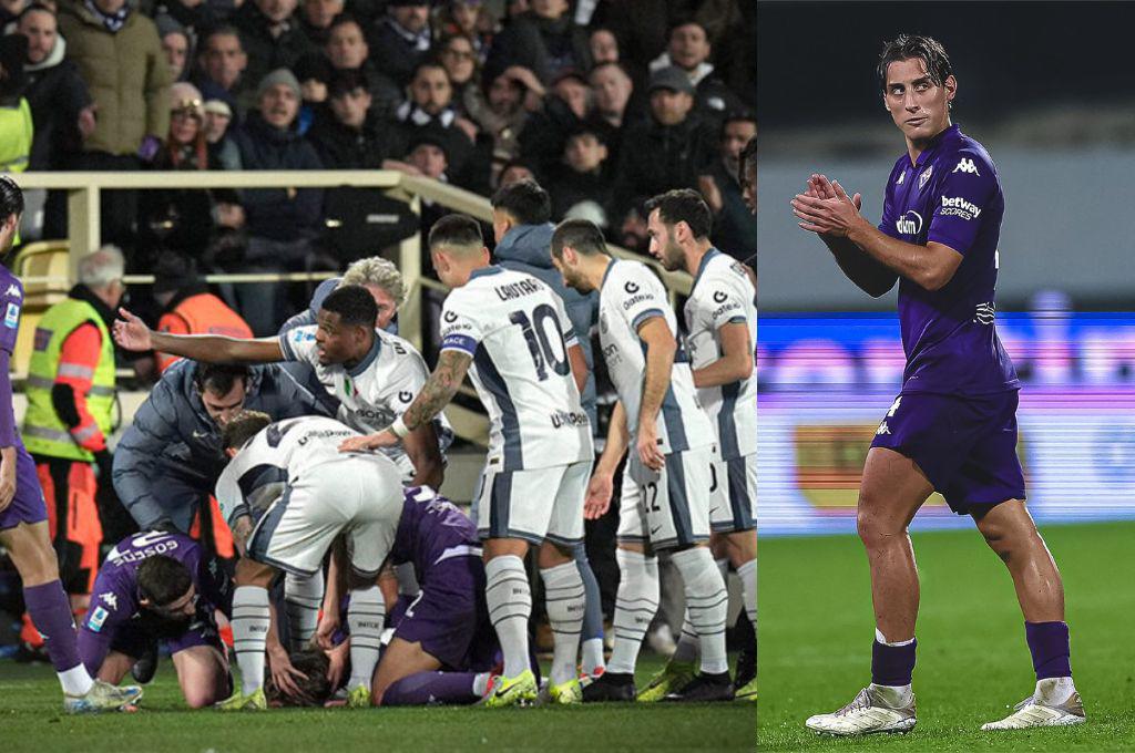 Revelan la posible causa por la que Edoardo Bove cayó desplomado en el partido Fiorentina-Inter de Milán