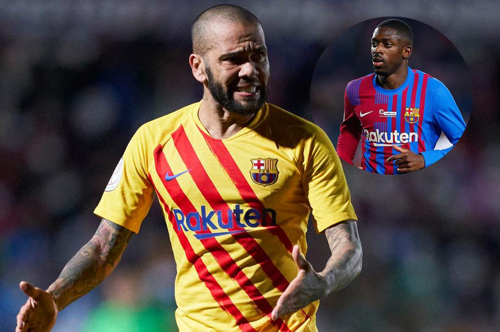 La reacción de Dani Alves tras quedarse fuera de la lista de la Europa League y reprende al Barcelona por el ‘Caso Dembélé’