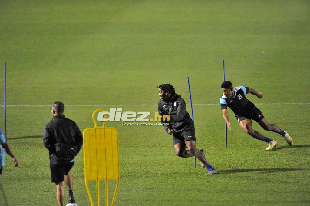 La charla de Rueda con Luis Palma y David Ruiz cambia de “look”: El último entrenamiento de Honduras de cara al choque con México