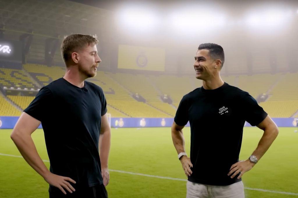 Cristiano Ronaldo ‘acaba’ con el debate en programa de Mr Beast: “¿Quién dice que Messi es mejor que yo?”