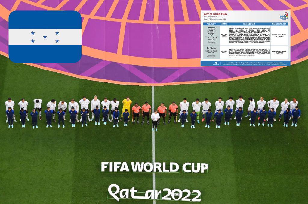 ¡No te pierdas el Mundial de Qatar! estas son las zonas que no tendrán energía el jueves 24 de noviembre en Honduras
