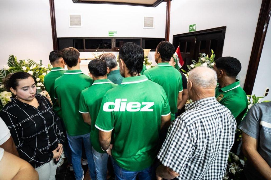 Luto, lágrimas y tremendo respaldo de jugadores y directivos en la sala velatoria de Orinson Amaya, presidente de Marathón