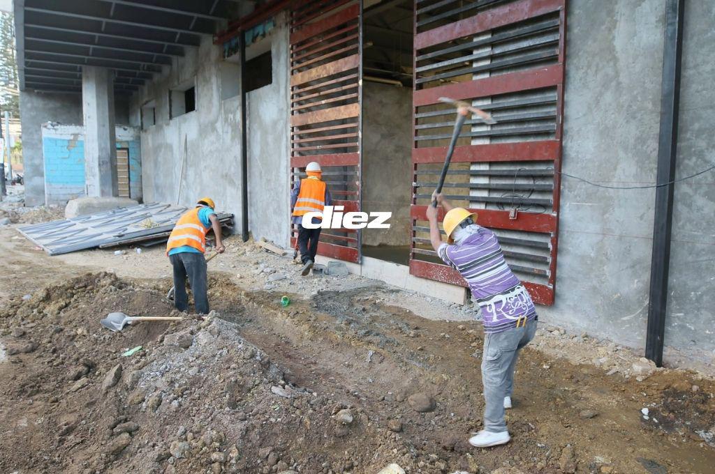 Luce impecable Estadio Nacional previo a la gran final Olimpia-Marathón; así pulen los últimos detalles en su gradería