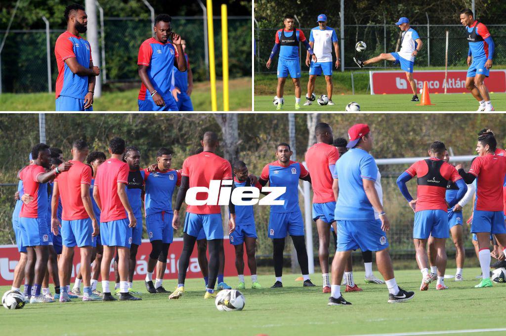 ¿Qué pasa con Araújo? Las imágenes del entreno del Olimpia; Elis activo y José Mendoza pendiente del futuro de Menjívar