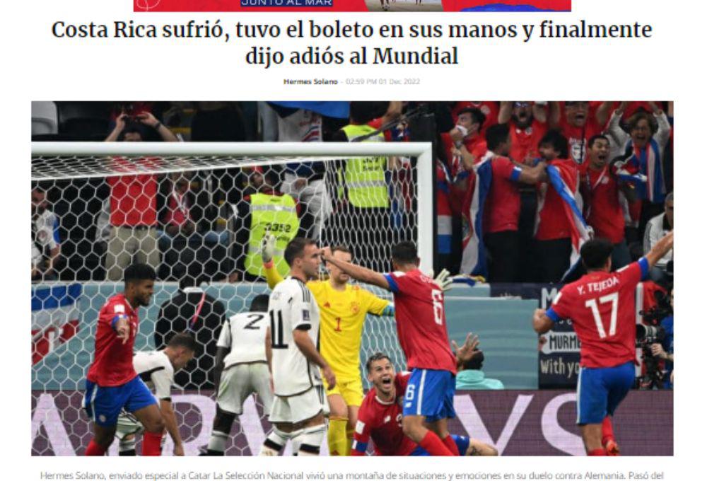 “Con las botas puestas” prensa de Costa Rica destaca presentación de su selección en el Mundial de Qatar