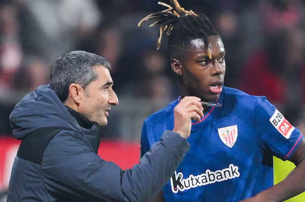Valverde le da ‘esperanzas’ al Barcelona y no cierra la puerta a la salida de Nico Williams: “No sé lo que pueda ocurrir...”