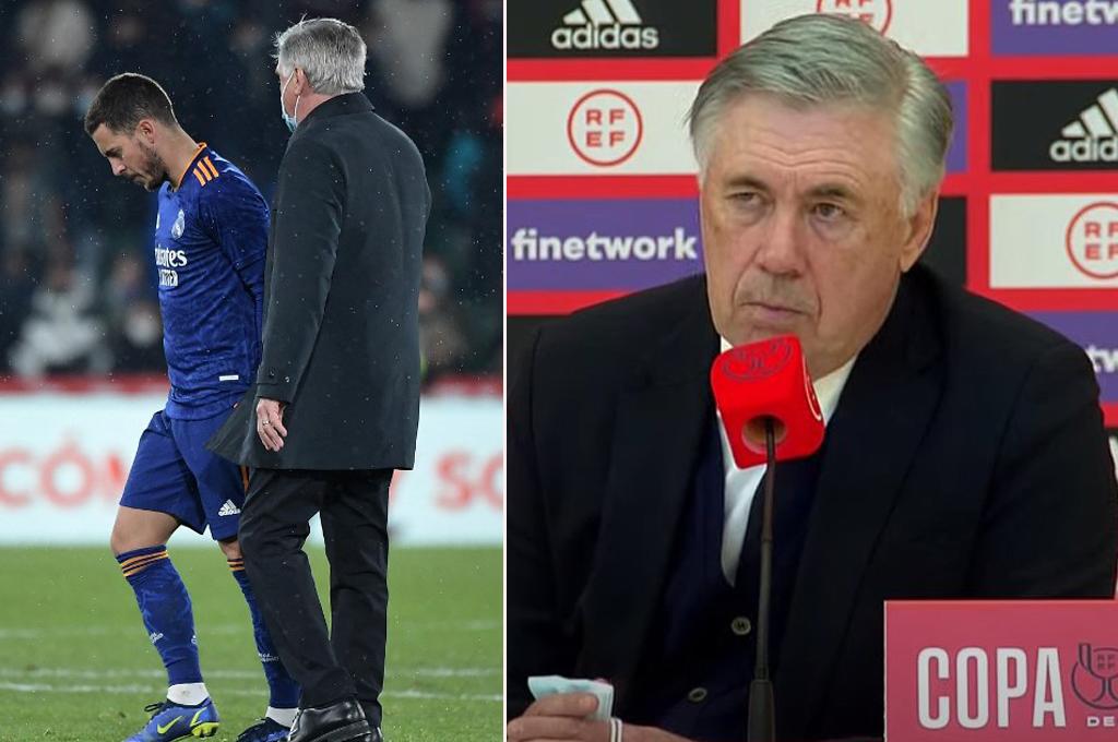 Real Madrid: la reacción de Ancelotti tras avanzar en la Copa del Rey con sufrimiento y lo que dijo sobre Hazard